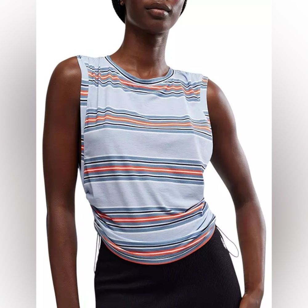 NWT Free People Movement Tempo Sport Mode Printed Muscle Tee | Medium